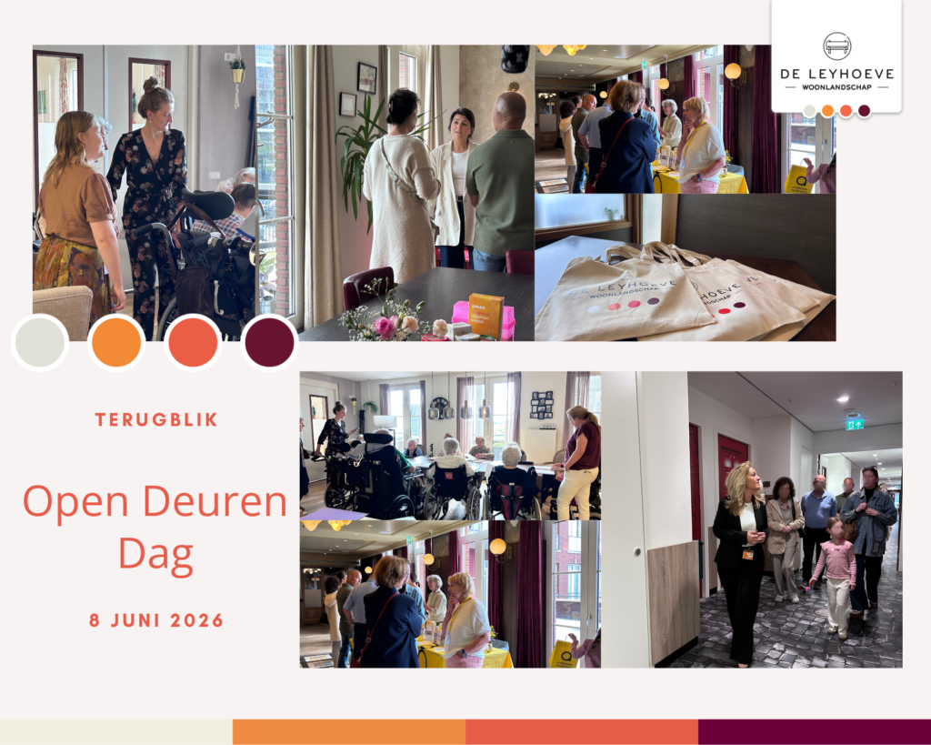 Fotocollage van de rondleiding tijdens de open deuren dag